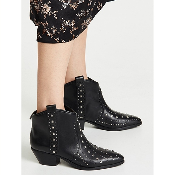 Western Inspired Sam Edelman Star Studded Booties - Picture 7 of 7